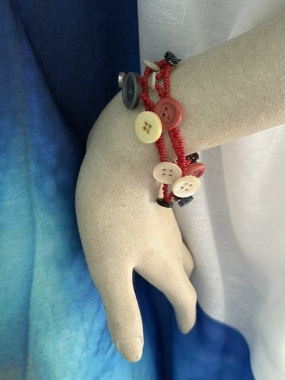 Vintage Button Necklace (or Bracelet)